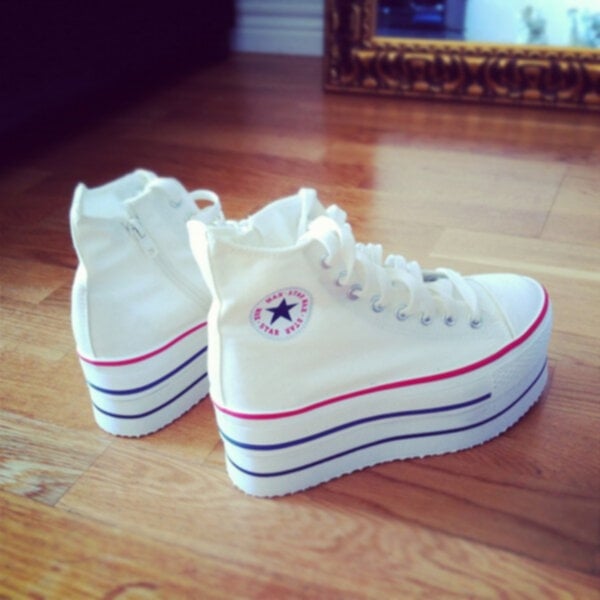 converse translucent platform